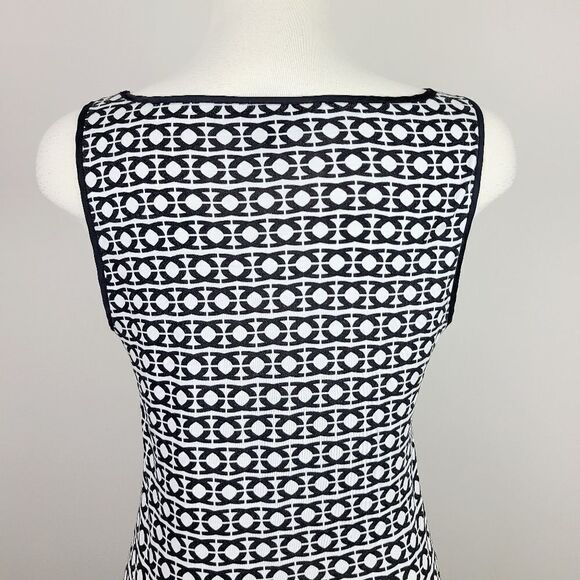Banana Republic Black & White Geometric Print Tank Top Small - Picture 8 of 16